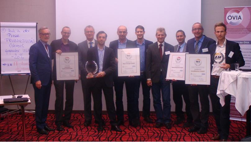 Verleihung des Maintenance Award MA² 2014 an die Wien Energie GmbH