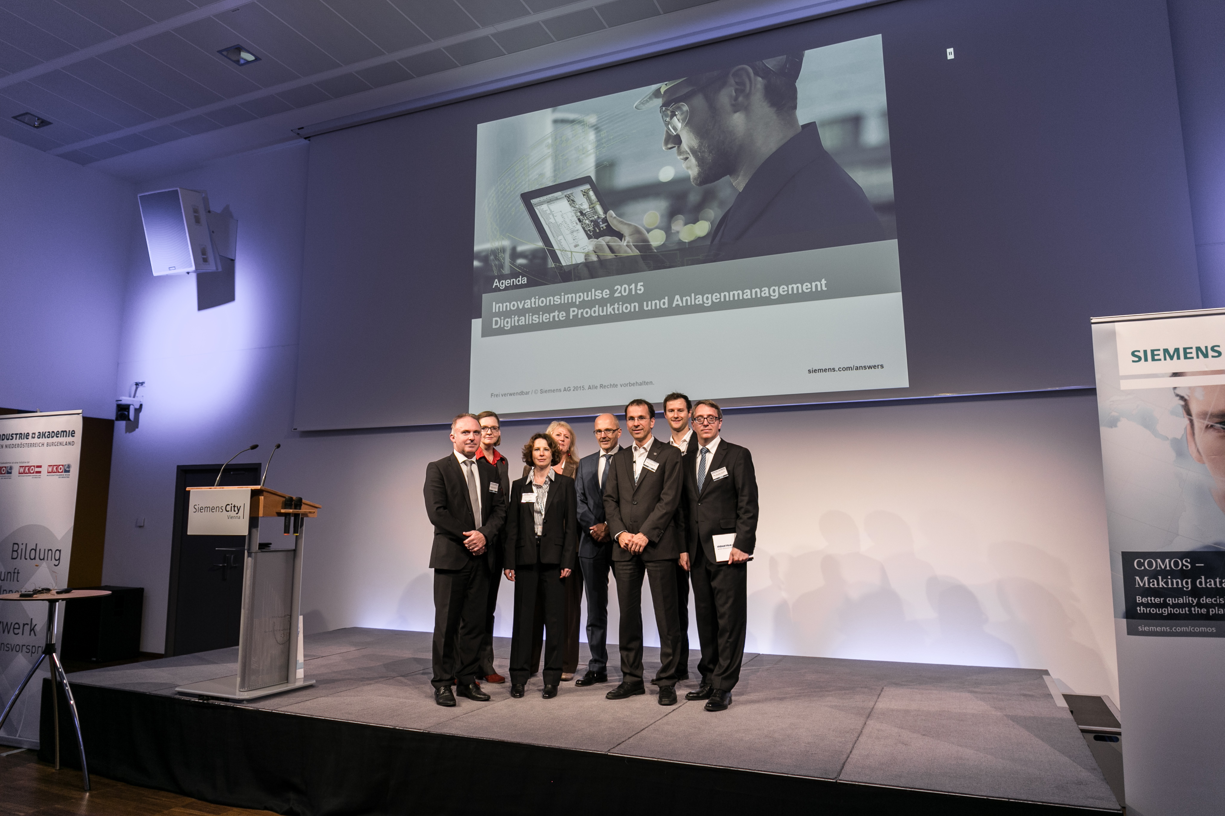 Veranstaltung DIGITALISIERTE PRODUKTION UND ANLAGENMANAGEMENT bei Siemens am 5.11.2015
